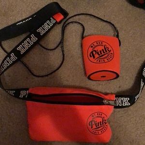 Victoria’s Secret PINK fanny pack and cuzzie